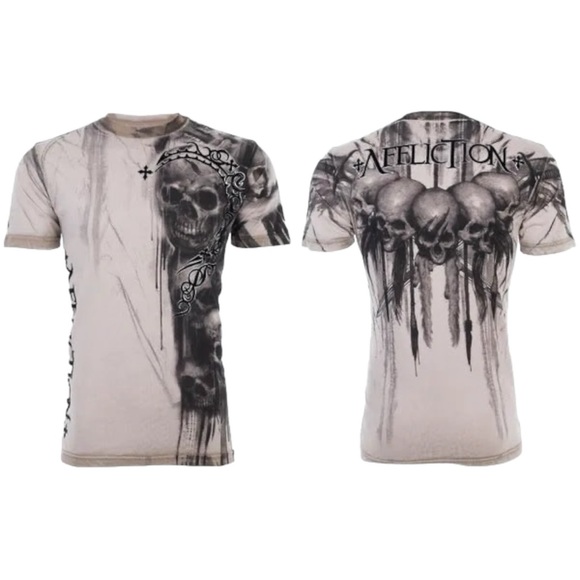 Affliction Men's T-shirt Walking dead - Picture 3 of 7
